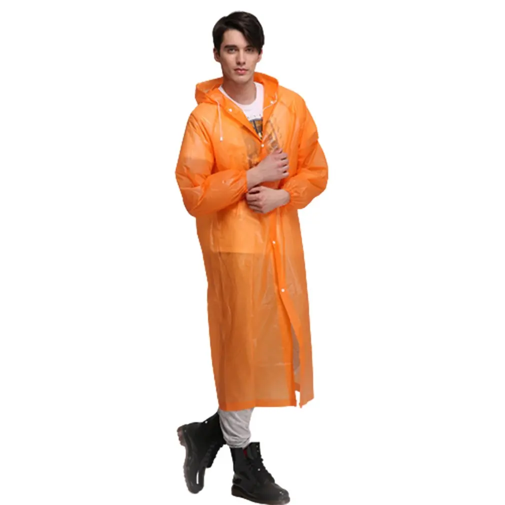 

Cycling Waterproof Thick Disposable Raincoat Fashion Outdoor Hiking Adult Rain Gear Durable Elastic Cuffs