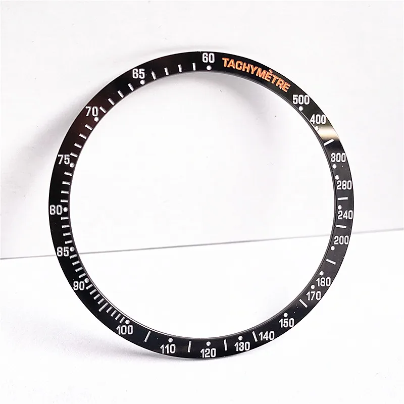 

40.5mm black ceramic bezel insert is suitable for Omega speedmaster 44.25mm watch bezel insert