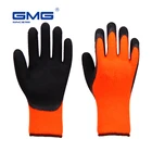 Зимние перчатки, Рабочая перчатка, оранжевые зимние теплые нескользящие перчатки для езды на велосипеде, кемпинга, пешего туризма, мотоцикла, рабочие перчатки для женщин и мужчин