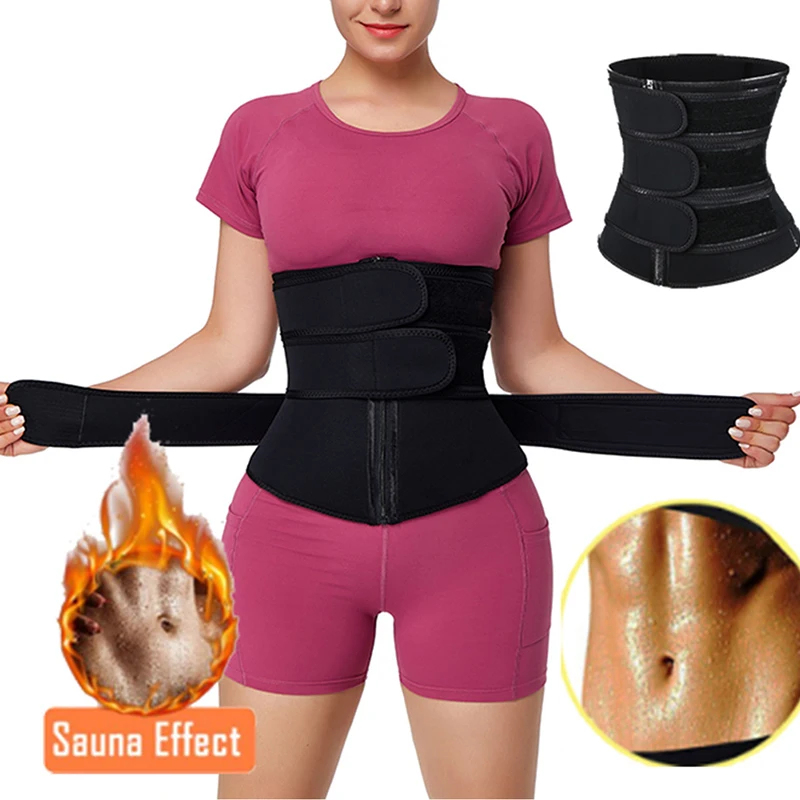

Corset Trimmer Belt for Women Neoprene Sweat Waist Trainer Weight Loss Waist Cincher Shaper Slimmer Sauna Tummy Control Support