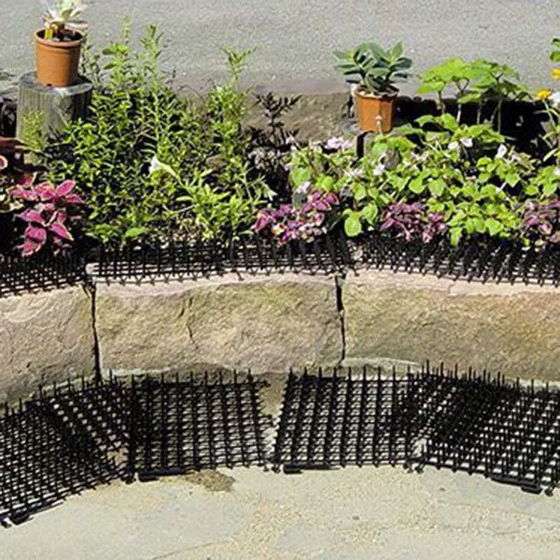 

Садовые кошачьи коврики, противокошачьи колючки, полоски для защиты от кошек, безопасные пластиковые шипы 2 м HANW88