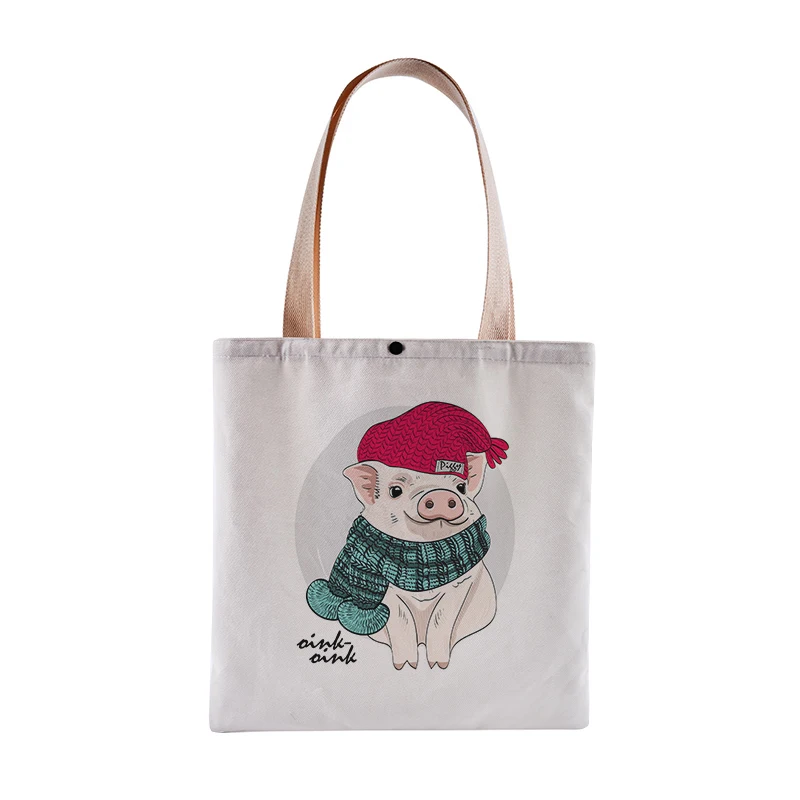 Холщовая Сумка для фотосессии женские Наплечные сумки с принтом популярного