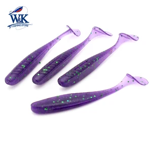 20 шт.комплект, мягкие рыболовные приманки 5 см, 7 цветов