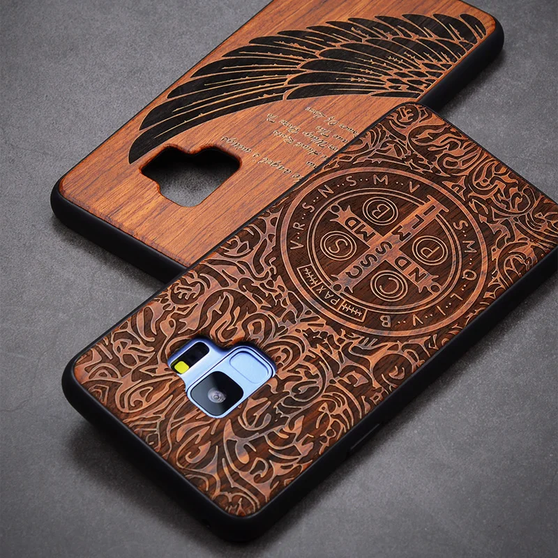 Wood Case For iPhone 11 Pro Max 7 6 6S 8 Plus X XR XS Phone Cover Samsung Galaxy S9 S10 Note 9 10 |