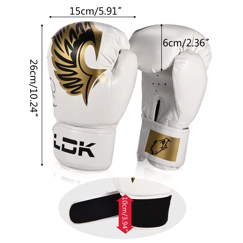 

Kick Boxing PU Gloves Sparring Grappling Punching Bag Taekwondo Training Mitts