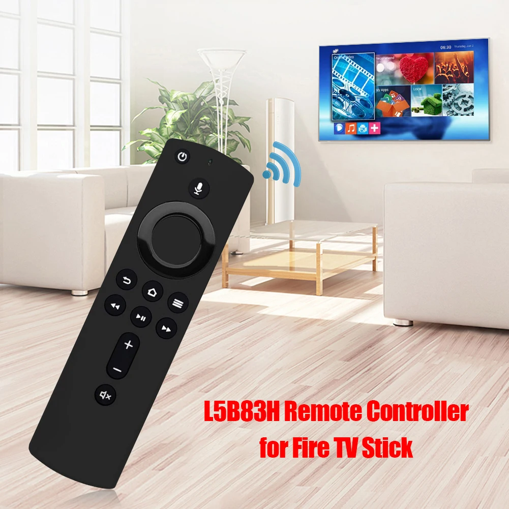 

Remote Control Compatible for Amazon Fire TV Standard Navigation Playback Control Television Accessories