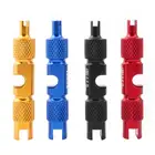 Многофункциональный ключ для разборки сердечника клапана для горного и дорожного велосипеда, инструмент для демонтажа шин с двумя головками для ремонта велосипеда