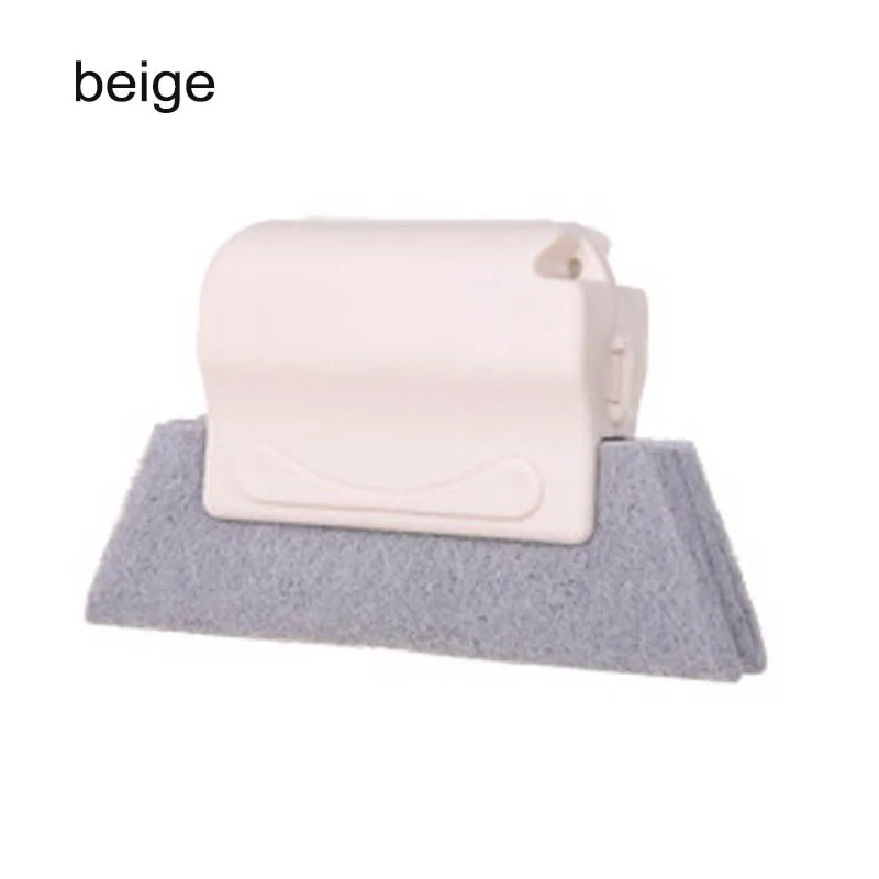 beige Полезная щетка для очистки окон из микрофибры, очиститель для кондиционера с моющимся венецианским слепым лезвием, чистящая ткань - Цвет: beige