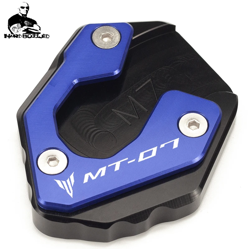 

Для Yamaha MT07 MT 07 MT-07 2014-2022 2021 2020 мотоциклетная подставка с ЧПУ, боковая подставка, увеличенная удлинительная подставка, аксессуары для поддержки