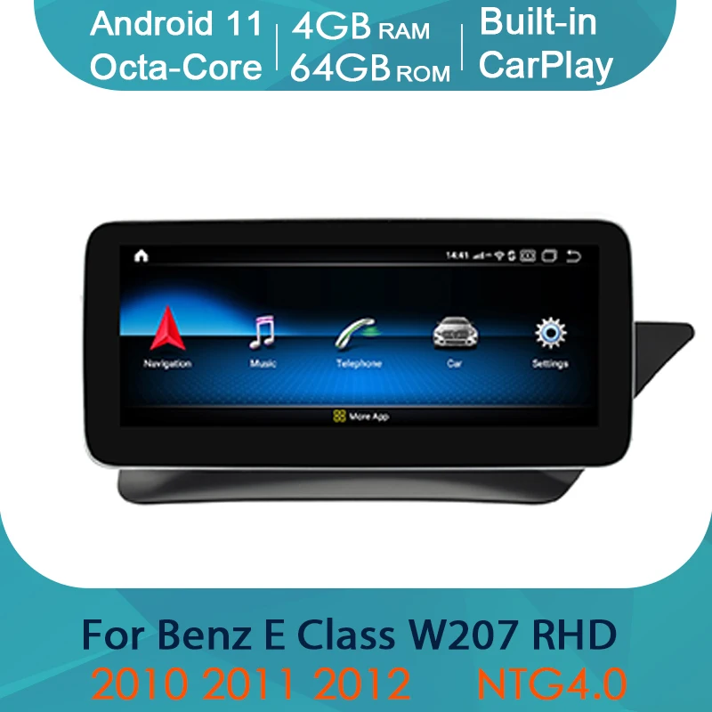 

Android 11 Navigation Autoradio For Mercedes Benz E CLASS W207 RHD 2010~2012 GPS 2 Din Teyes Car Multimedia Player Radio Stere