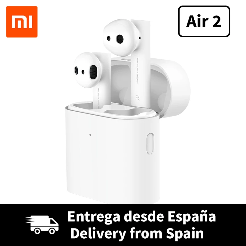 Xiao Mi Air 2 Наушники вкладыши TWS Bluetooth наушники Airdots Pro интеллектуальное Голосовое