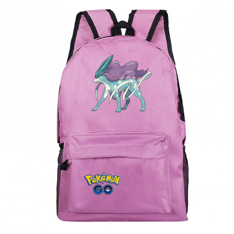 C1 Mochila Pokemon рюкзаки для школы подростков девочек Sac Dos Аниме Пикачу сумка plecak ноутбук унисекс мультфильм Backbag 41-44 - Color: C1