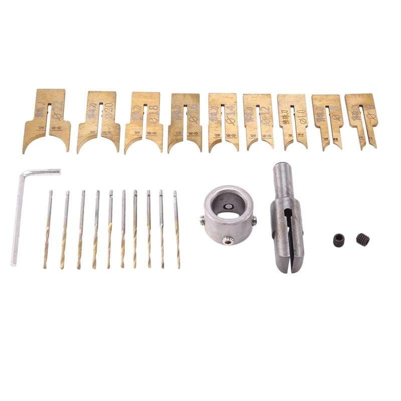 

Bead Drill Carbide Ball Blade Woodworking Milling Cutter Forming Tool Bead Router Planer Bit Set 6-22MM