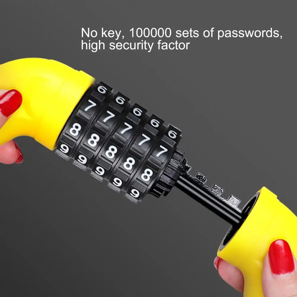 

Digit Cable Lock Thicker Zinc Alloy Corrosion Resistant Cable Combination 4 Code Bike Lock Code Bike Lock for Road Bike