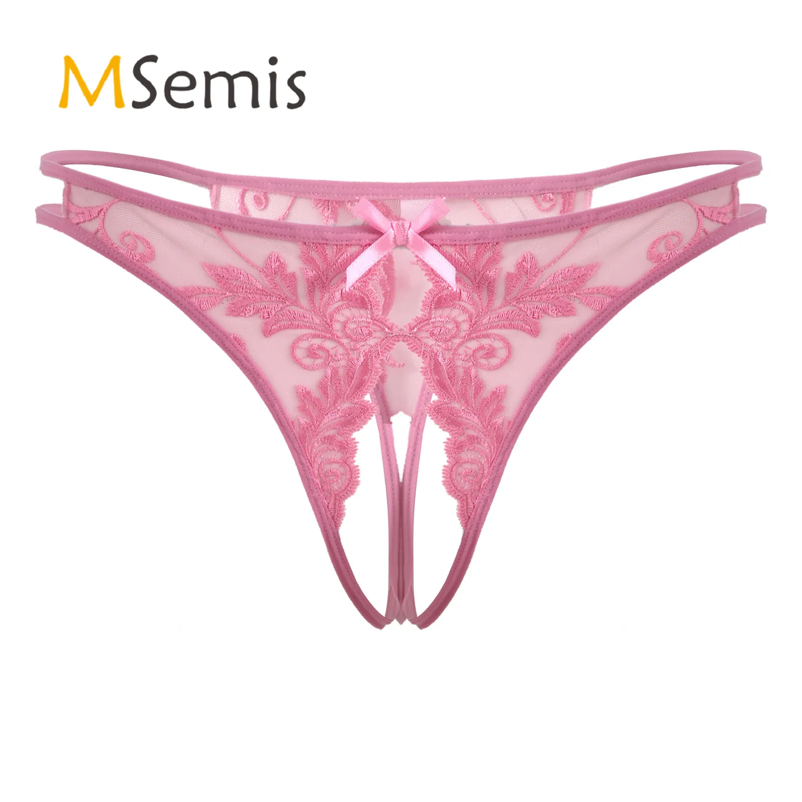 

Мужское нижнее белье, женское нижнее белье, вышитые стринги с вырезами, женские трусики-стринги с низкой талией, трусики с открытой промежно...