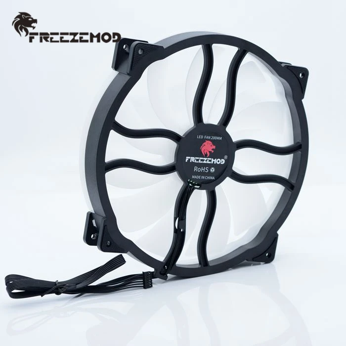 FREEZEMOD Rainbow Aurora 20 см вентилятор шасси AURA синхронный сертификат CE ROSH. FAN L20|Кулеры и