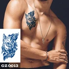 1 шт. сок чернила волк тотем татуировки, боди-арт Водонепроницаемый временная татуировка Стикеры для Для мужчин Для женщин Для мужчин