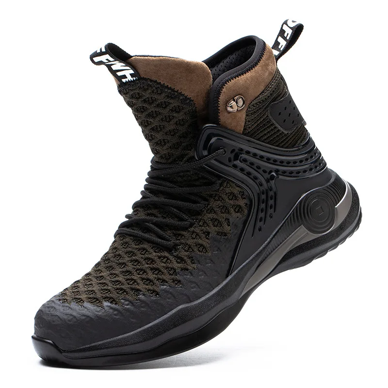 

Indestructible Shoes Men Safety Work Shoes with Steel Toe Cap Puncture-Proof Boots Lightweight Breathable Sneakers Dropshipping