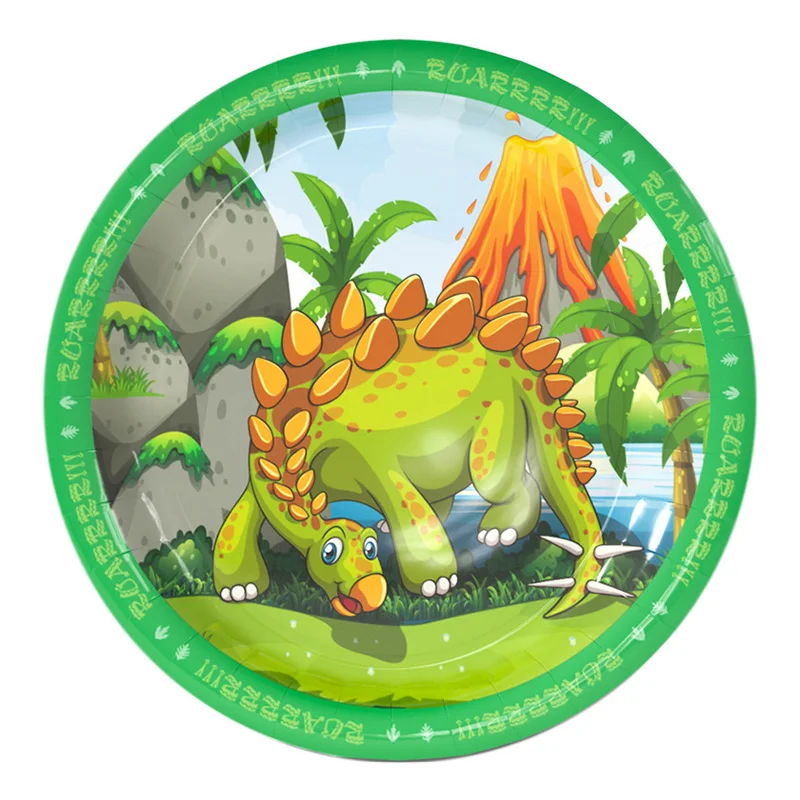 Вечерние одноразовые салфетки тираннозавр Юрского периода чашка динозавра