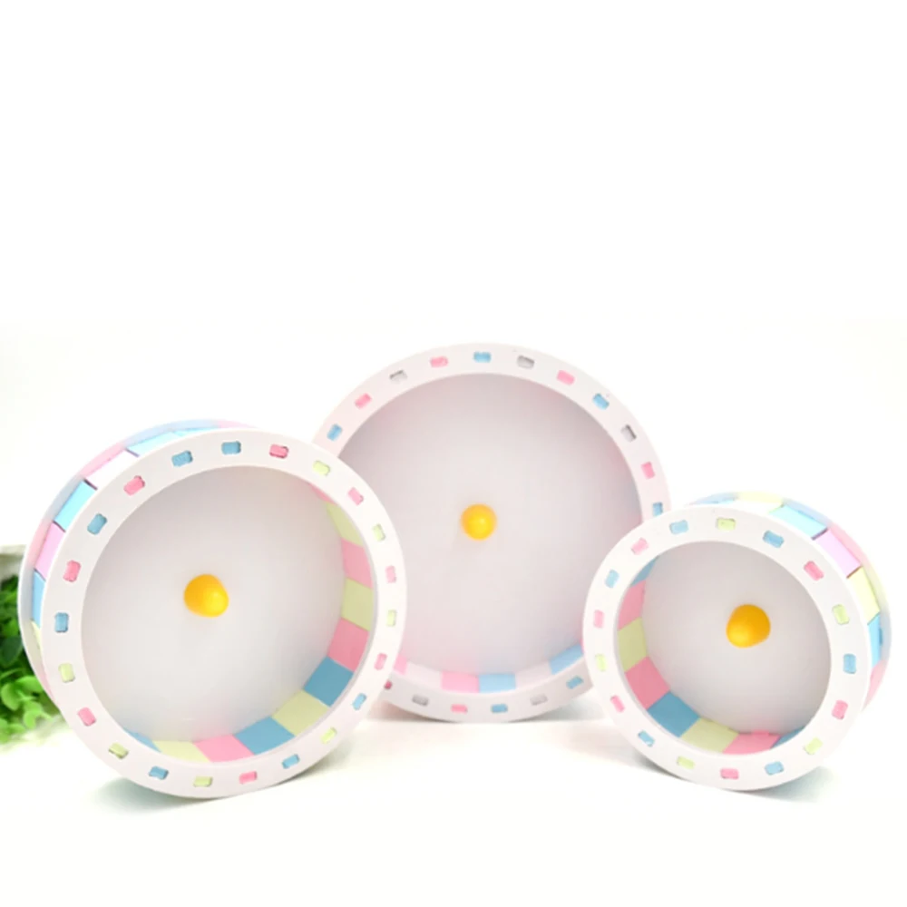 

Pet Sports Wheel Exercise Hamster Disc Mouse Plastic Running Jogging Red Blue Color Funny Running Disc Toys