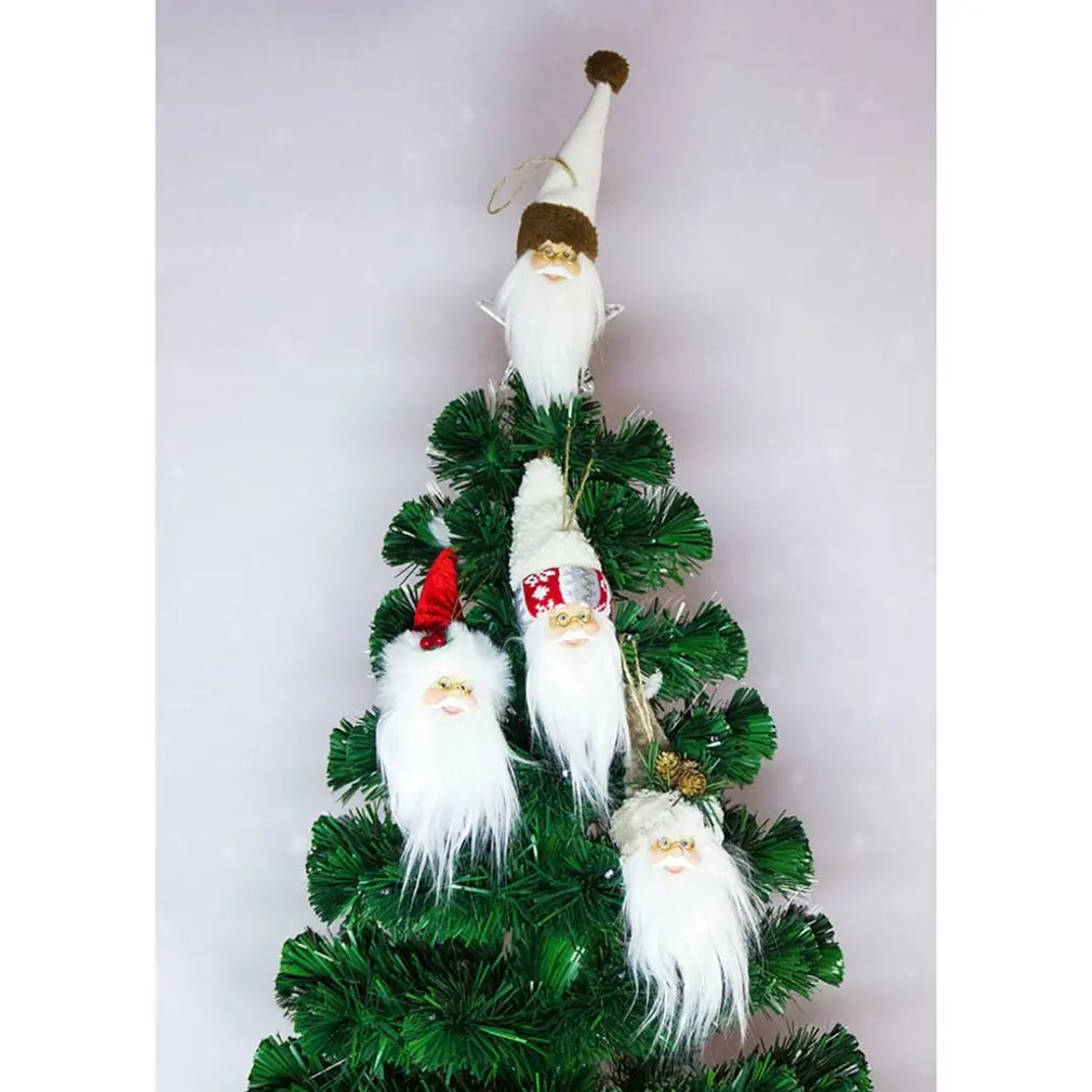 

christmas red wine bottle bag Christmas tree top heart decorative wine bottle set