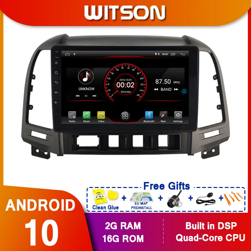 WITSON 9 &quotFULL HD сенсорный экран Android 10 Восьмиядерный Автомобильный GPS мультимедийный