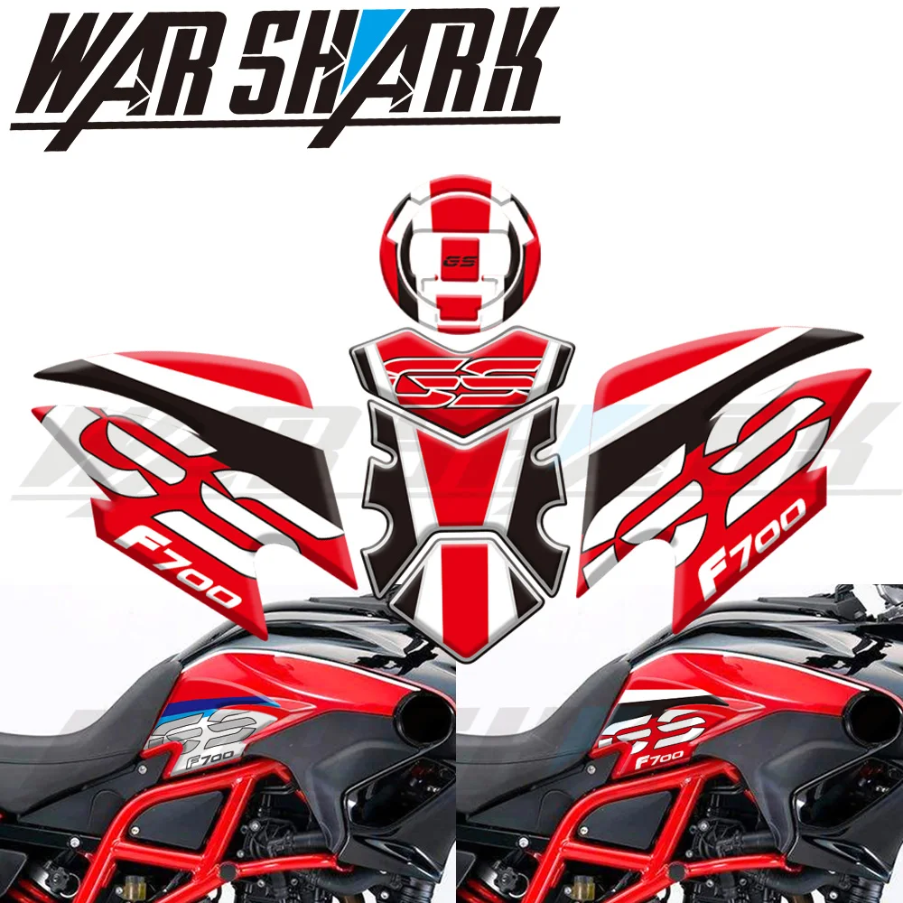 Новый шаблон мотоцикле Стикеры защитный гель топливного бака с защитой от