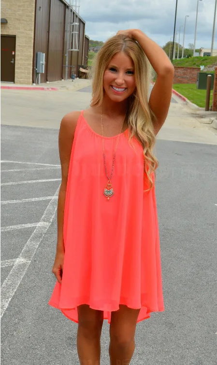

Women beach dress fluorescent women summer dress chiffon voile women dress summer style women clothing plus size lyq01