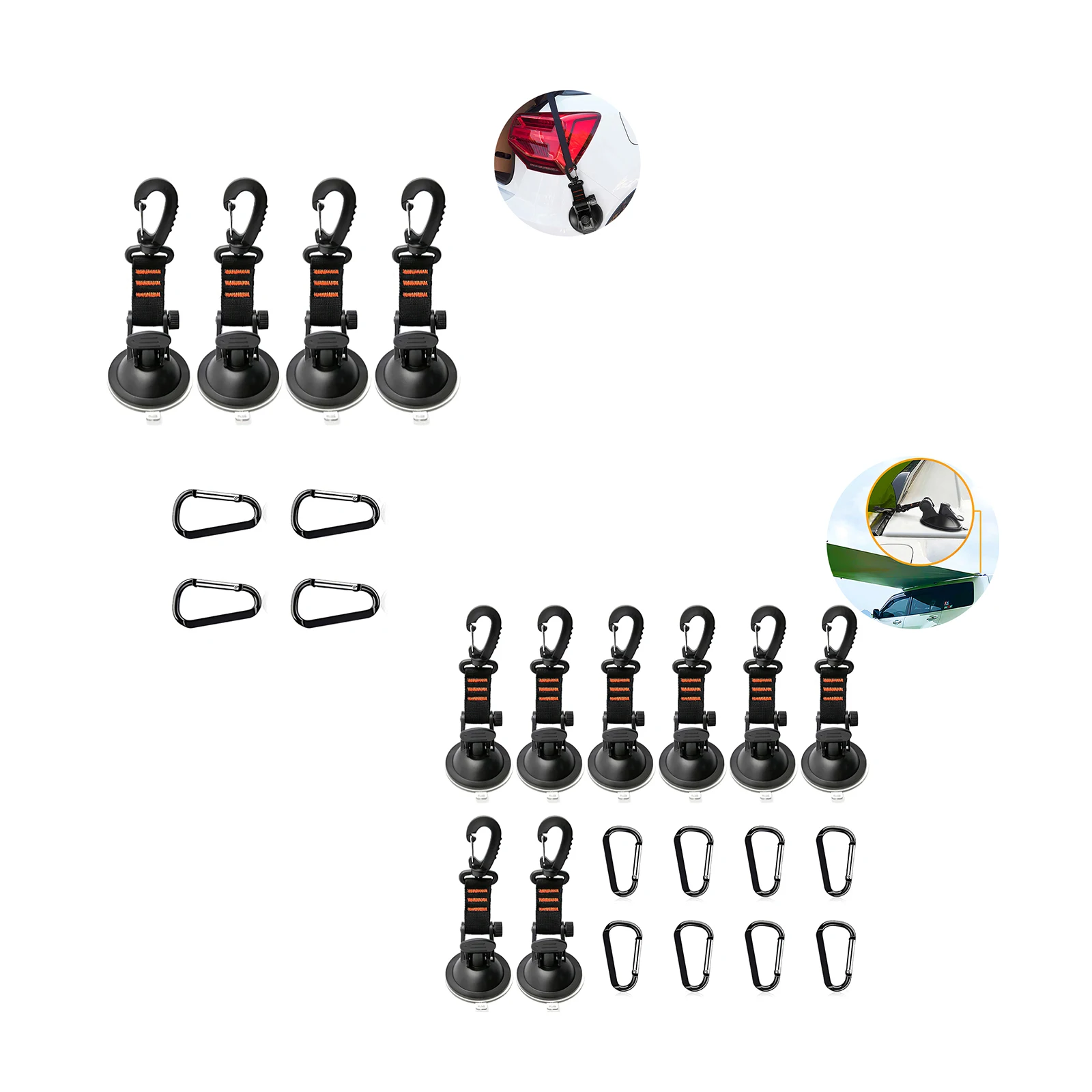 

8 шт., портативные крепежные присоски для крепления