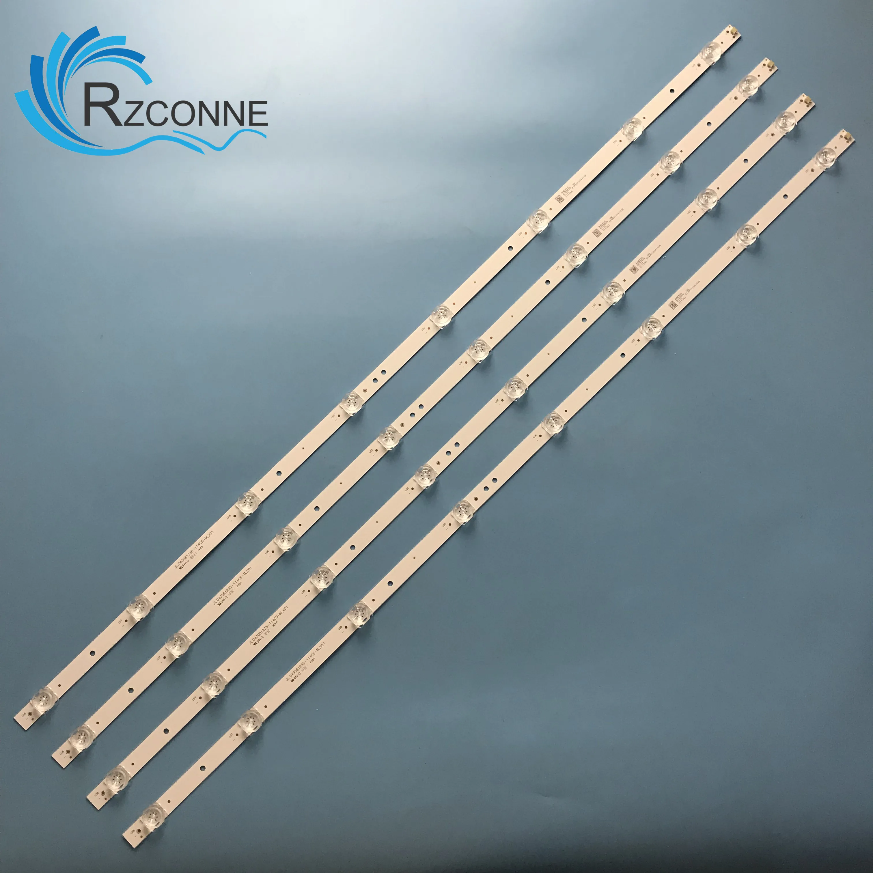 830 мм светодиодный Подсветка полоса 8 лампа для PP ТВ 43 ''ТВ P 43NF4 JL.D43081235 114CS M V01