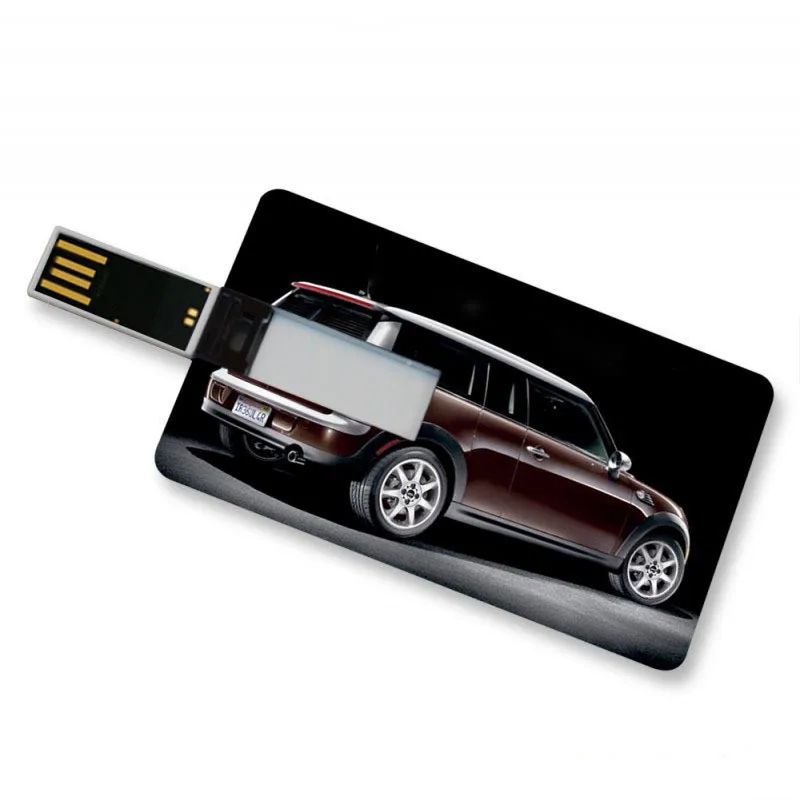 100pcs Business Credit Card Usb Flash Drive Pen Drive Usb Memory Stick  Custom Logo USB2.0 256MB 512MB 4GB 8GB 16GB 32GB U Disk