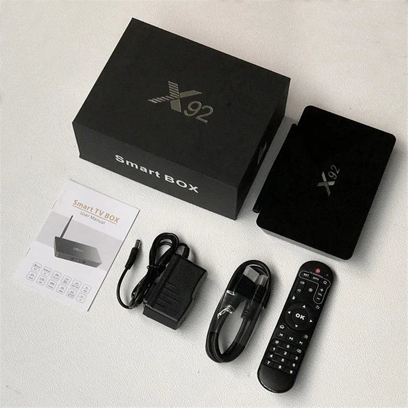 ILEPO tv Box X92 Android 7,1 Smart Amlogic S912 Восьмиядерный 64 бит 2G/16G 3g/16G Поддержка 2,4/5 ГГц WiFi Android бокс ТВ коробки