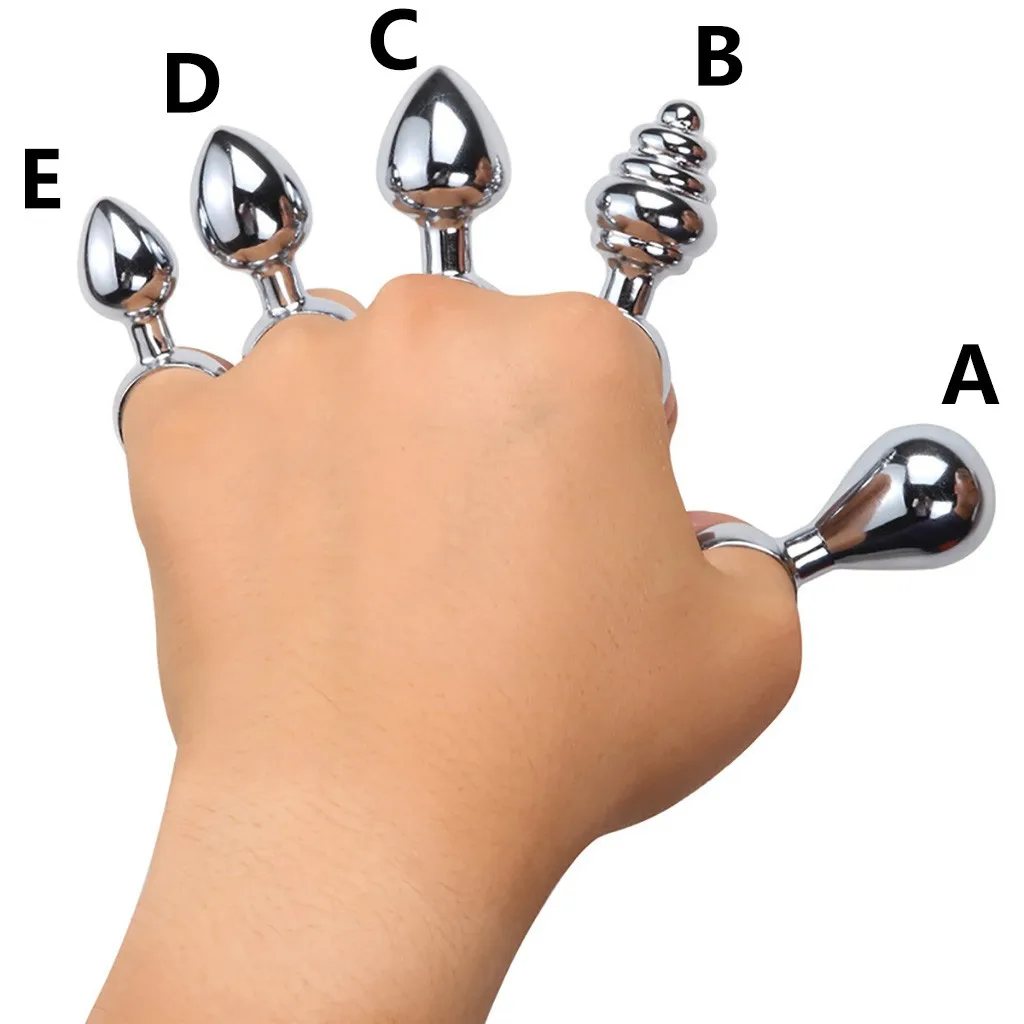 1 шт. основа в форме кольца с металлическим камнем по дню рождения Анальная пробка