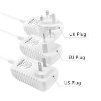 us eu uk plug charger adapter power supply universal adapter lights for string led light strips transformer white cover dc12v 2a