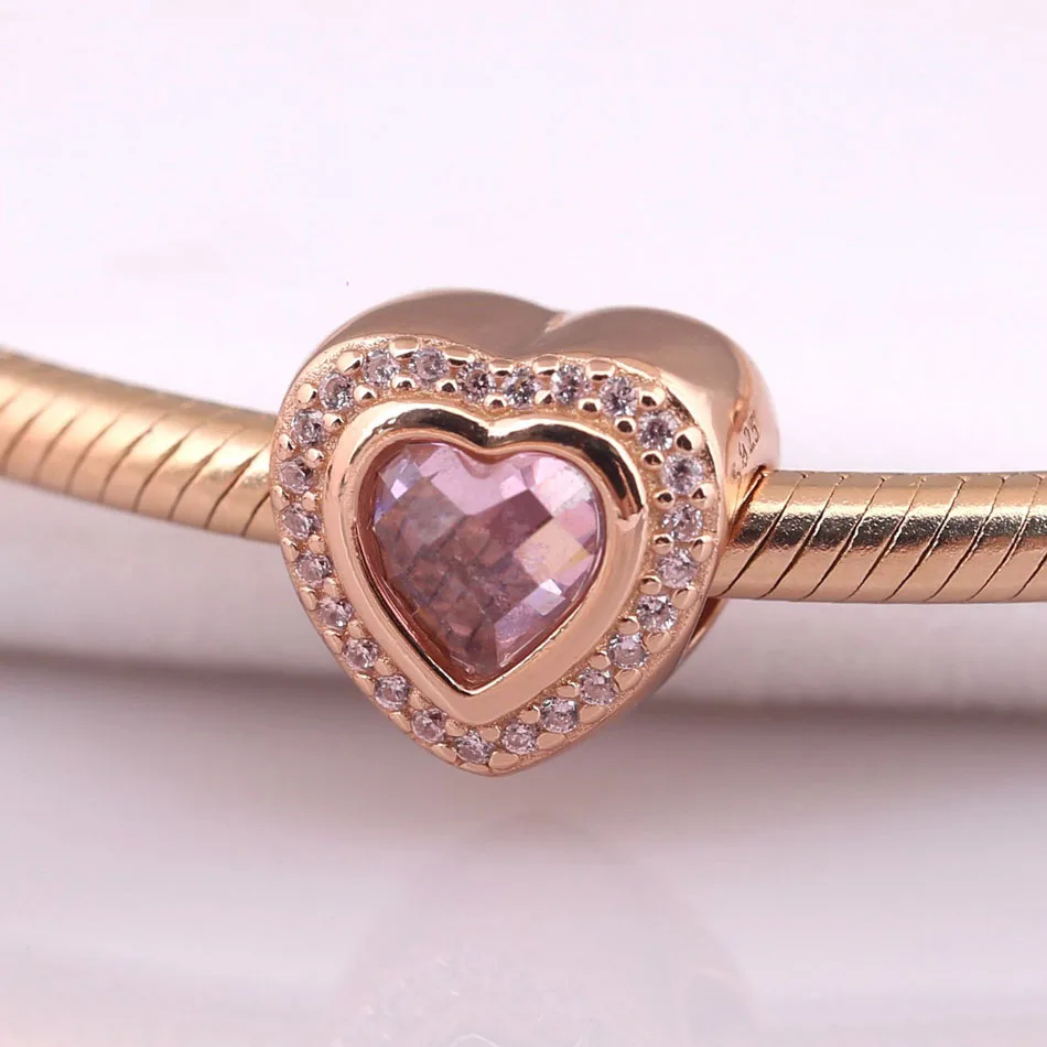 

Браслеты для девочек, бусины, серебряные ювелирные изделия «сделай сам», сверкающие очаровательные браслеты с любовью для женщин, браслет н...