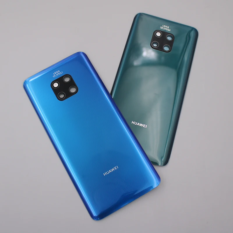 Оригинальный задний корпус Huawei Mate 20 Pro 3D стеклянная крышка аккумулятора запасная