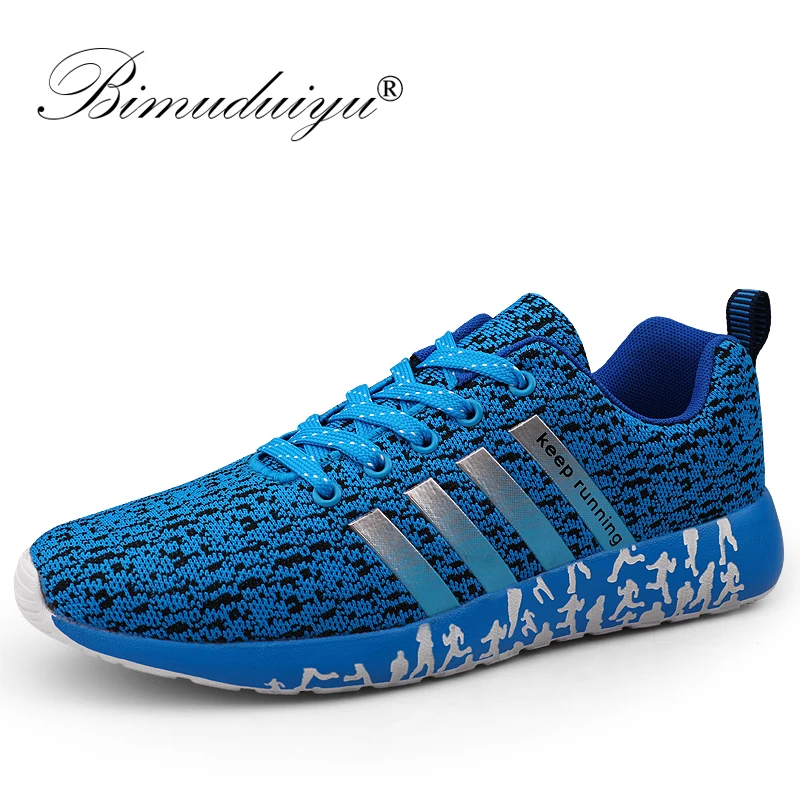 

BIMUDUIYU Fashion Men's Shoes Portable Breathable Running Shoes 47 Large Size Sneakers Comfortable Walking Jogging Casual Shoes
