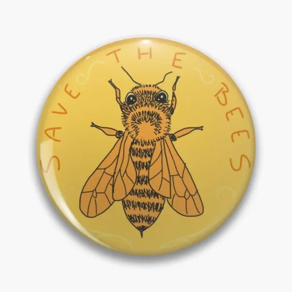 

Заколка на булавке «Спасите пчелы», модная Милая мультяшная Женская булавка на лацкан, забавная брошь для влюбленных в шляпу, креативный декоративный значок для воротника