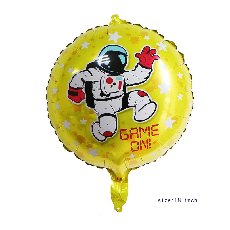 balloon 6 pcs Милые вечерние столовые приборы с космическим пространством, салфетки с флагом и воздушным шаром для космонавта, праздничные принадлежности для дня рождения, декорации с планетами - Цвет: balloon 6 pcs