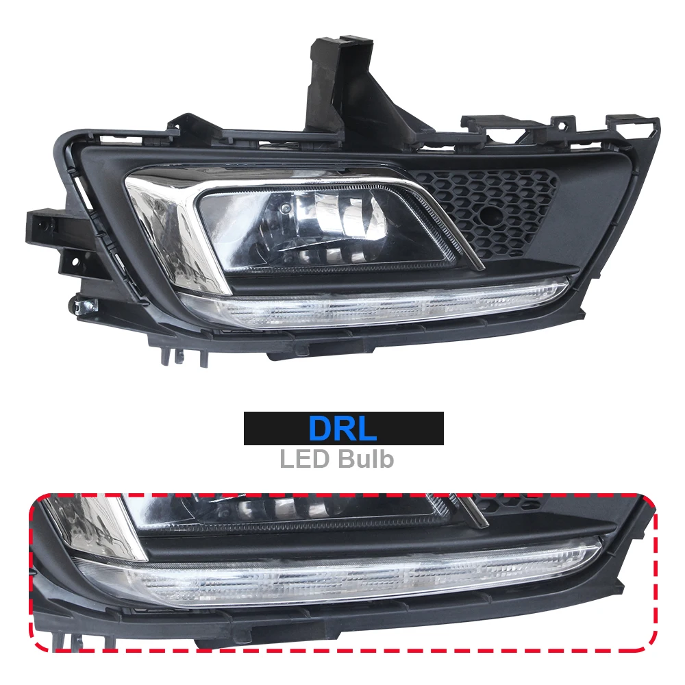 Cawanerl Противотуманные фары Дневные Фары Светильник DRL Дневной светильник 12V для