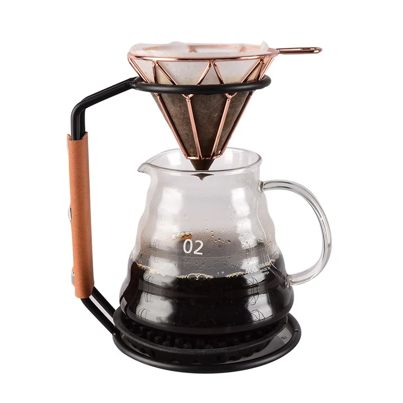 Держатель для кофеварки V60 металлический держатель фильтров подставка