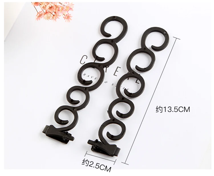 2PCS Women Fashion Flower Magic Hair Clip Bride Stylist Queue Twist Plait Braid DIY Hairstyle Styling Accessory 2021 |