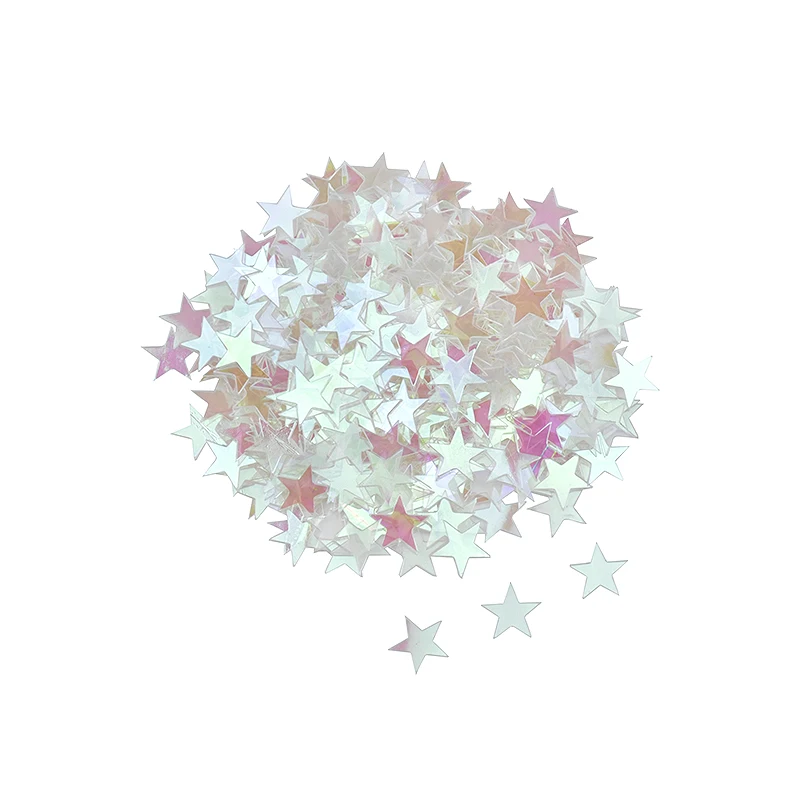 15 г/сумки 10 мм акриловая звезда розового золота конфетти красочно 18 выдалбливают