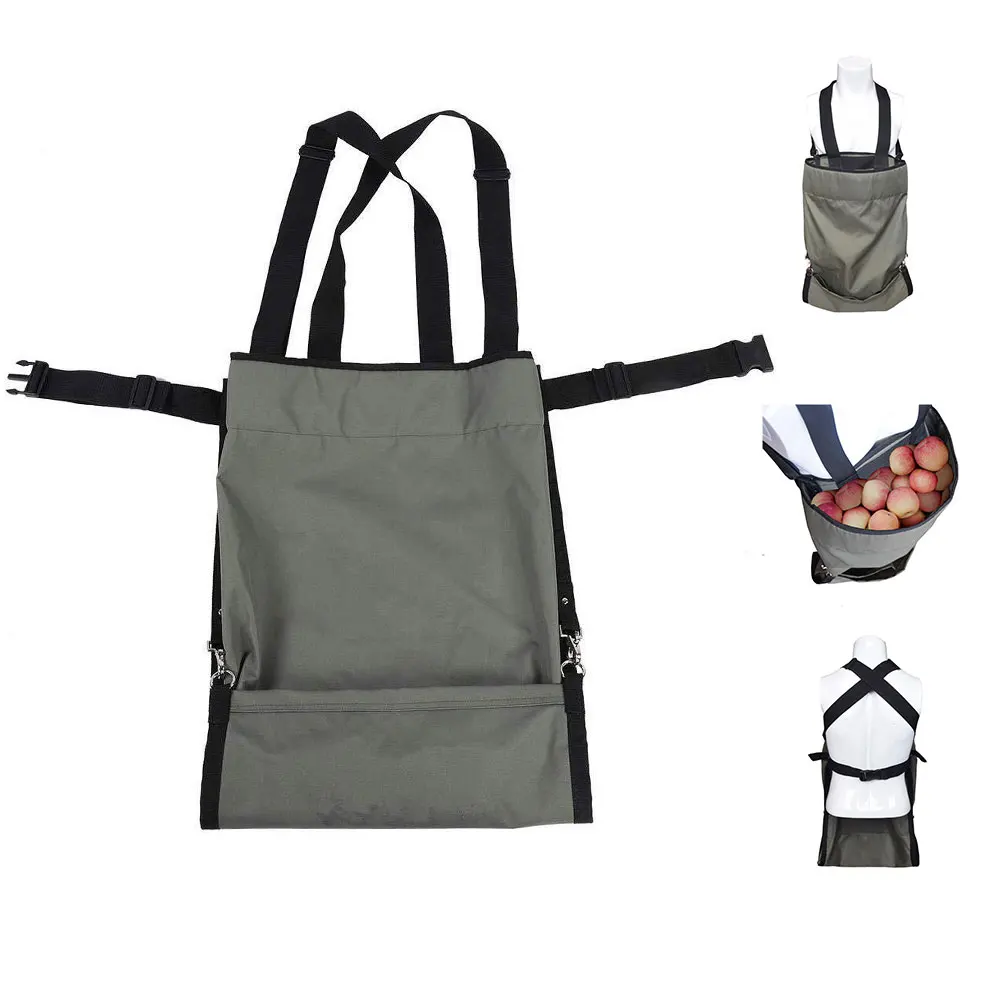 

Garden Vegetables Fast Harvest Picking Apron Waterproof Storage Pouch Fruit Picking Bag Collection Bag High Bearing Capacity