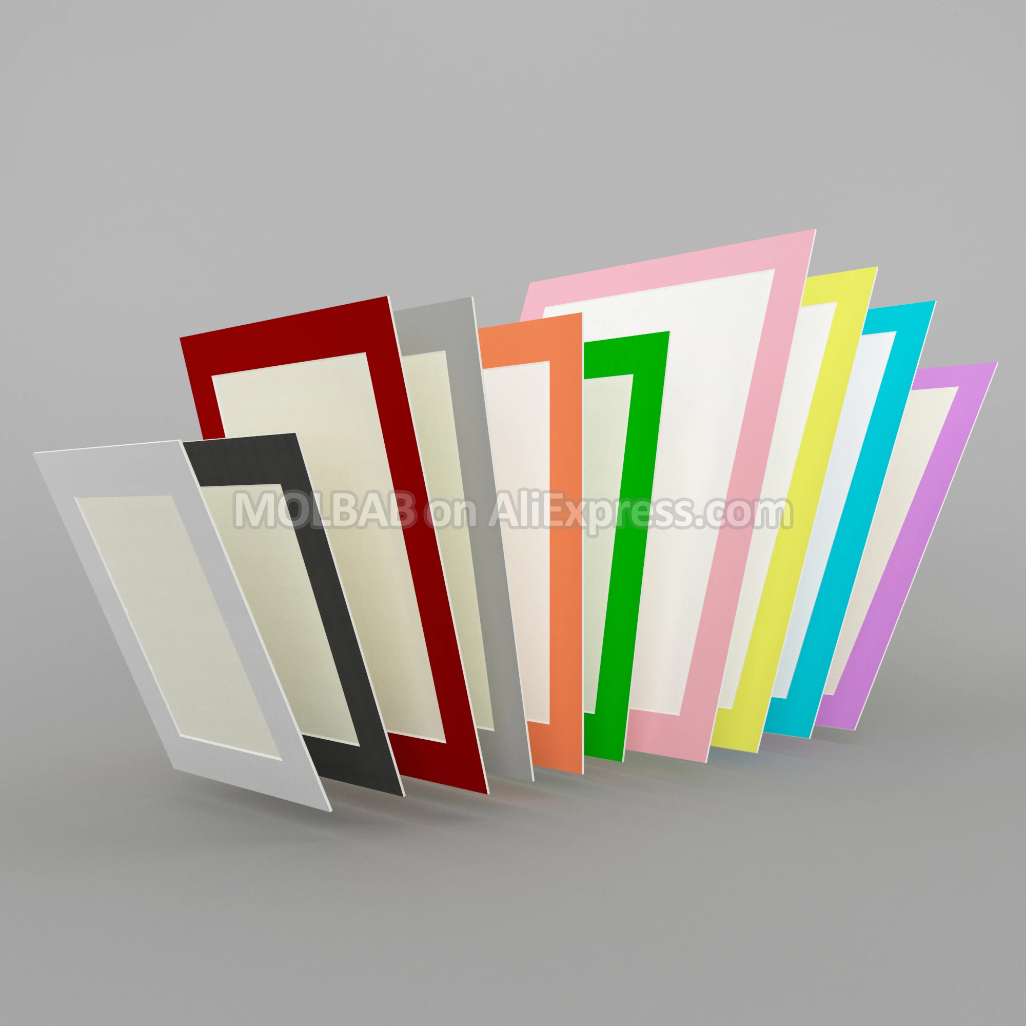 Бумажная фоторамка с подложкой