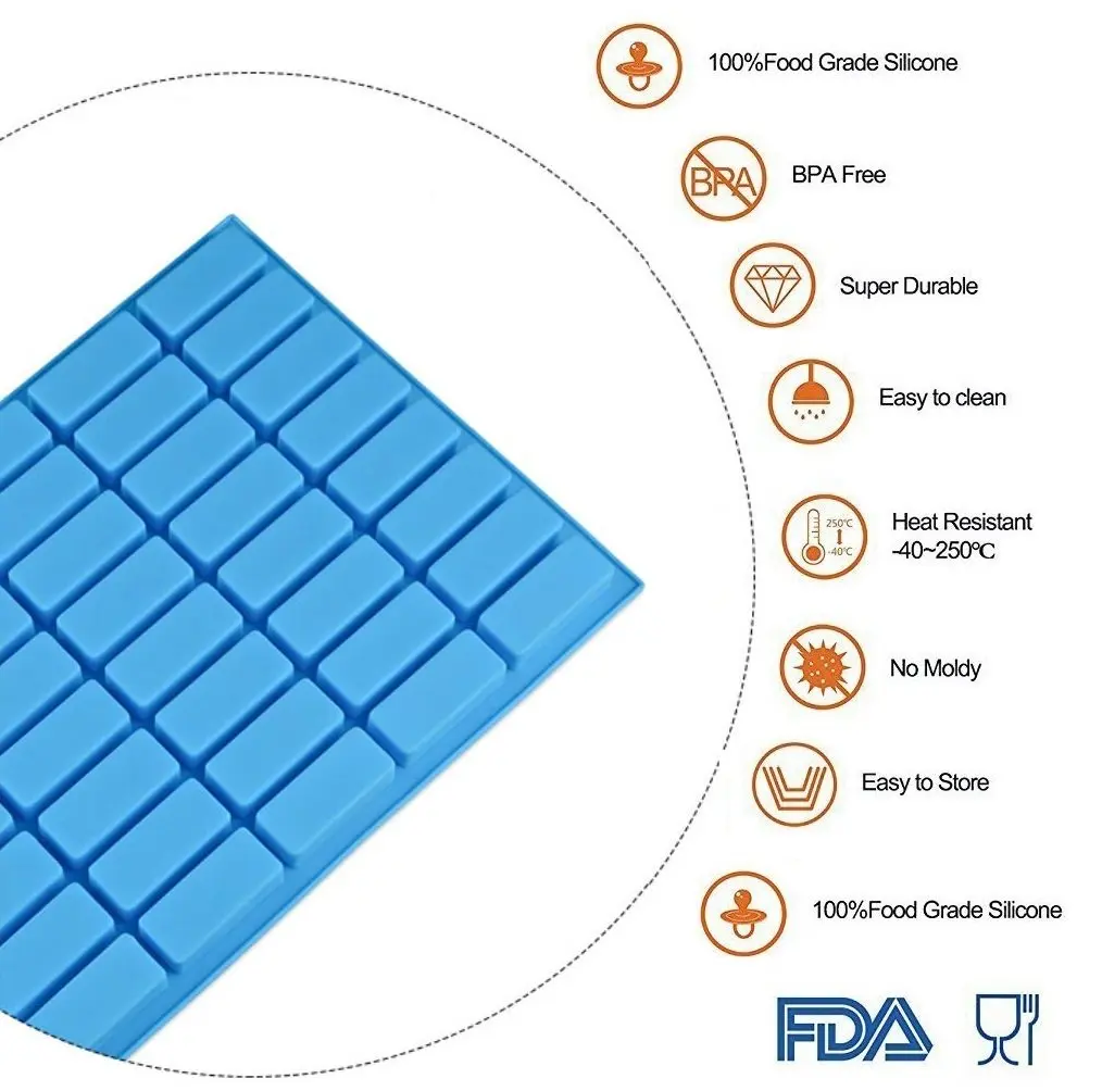 40 полость карамельные конфеты силиконовые формы ледяной лоток шоколадные для