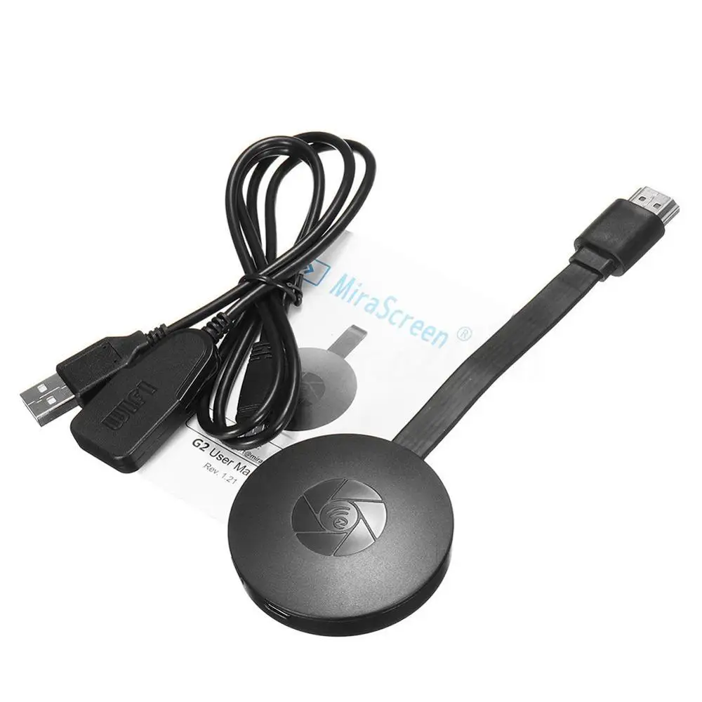1080P 2 4G TV Stick Mira Screen G2 Дисплей приемник HDMI-Совместимый телефон Miracast Dongle Mirror Anycast для