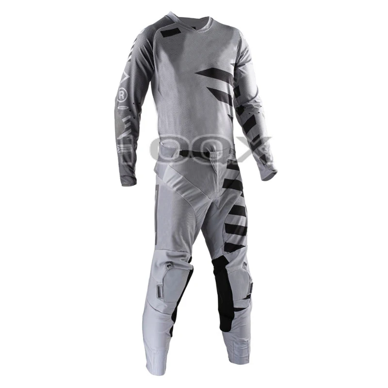 

2021 GPX Gray Suit Motorcycle Gear Set Racing Kits Motocross Kit Combo Dirt Bike Off Road Jersey Pants