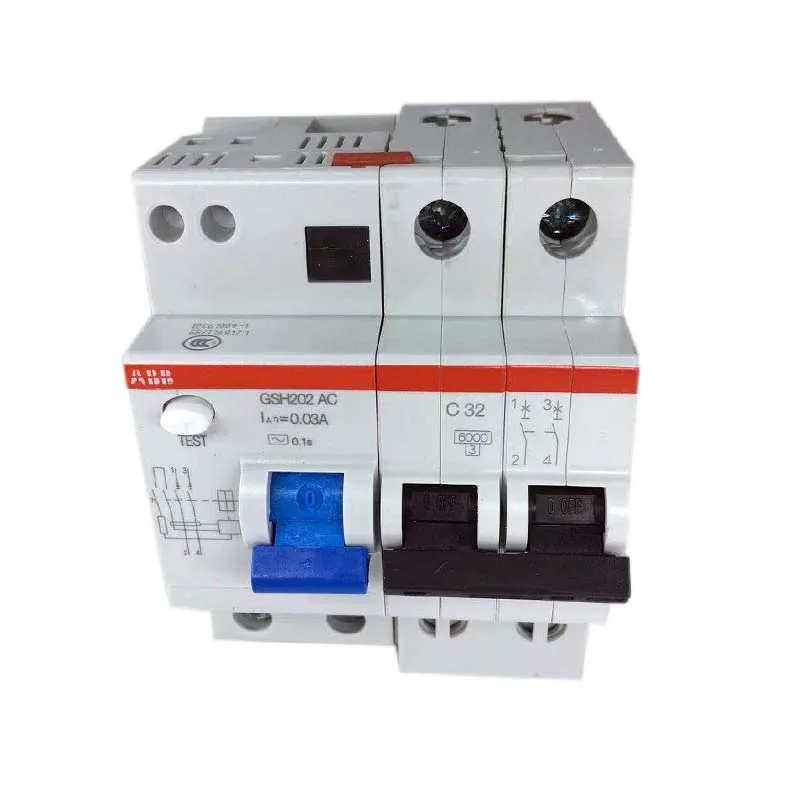 ABB Electric GSH202 2P AC-C 40A 63a 30mA мини-выключатель цепи утечки воздуха защитный