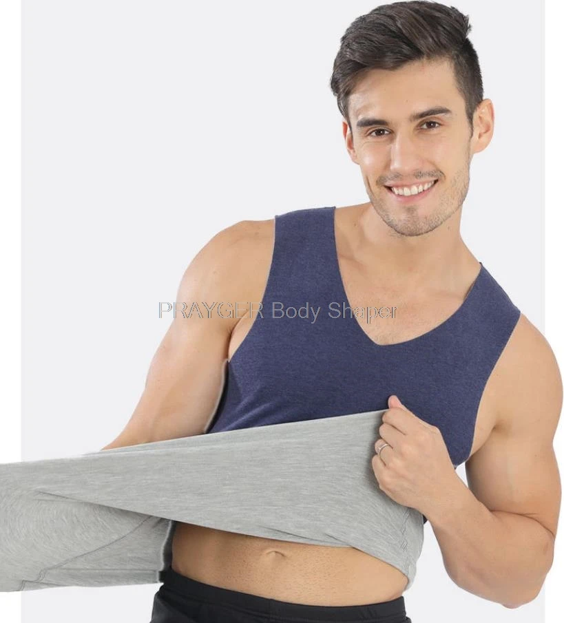 Теплый жилет для мужчин сохраняющее тепло нижнее белье зимний термо-формирующий